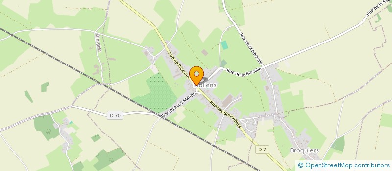 localisation de l'entreprise MADAME AMANDINE RAT  MOLIENS