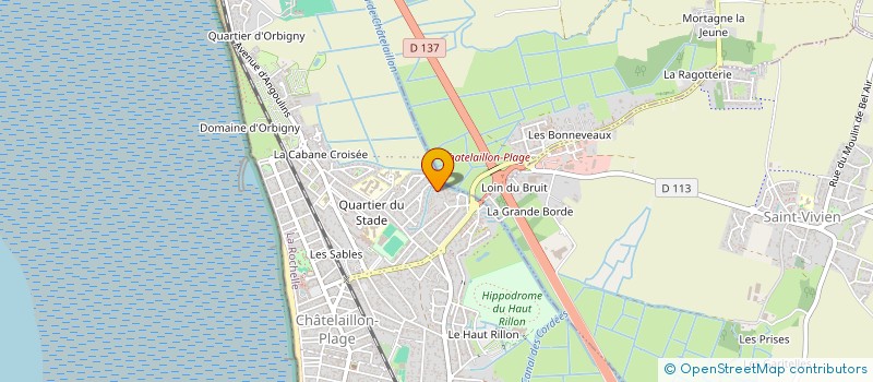 localisation de l'entreprise MADAME AMANDINE RAYNAL à CHATELAILLON-PLAGE