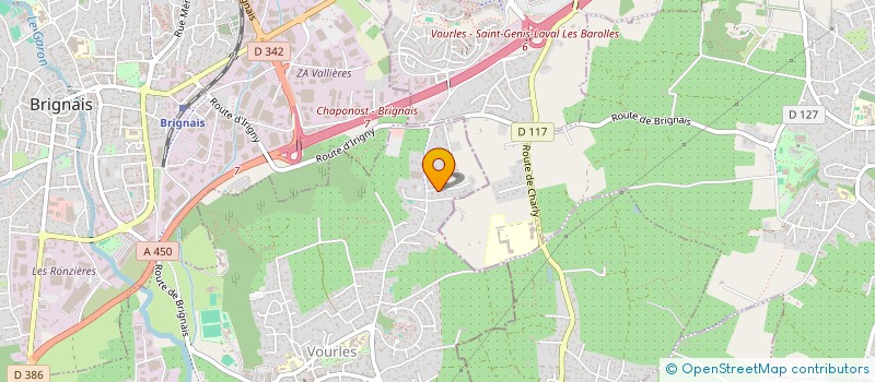 localisation de l'entreprise MADAME AMANDINE REAL  VOURLES