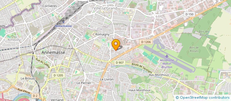 localisation de l'entreprise MADAME AMANDINE REGNIER à ANNEMASSE