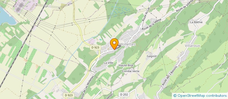 localisation de l'entreprise MADAME AMANDINE REMY  LES MOLLETTES