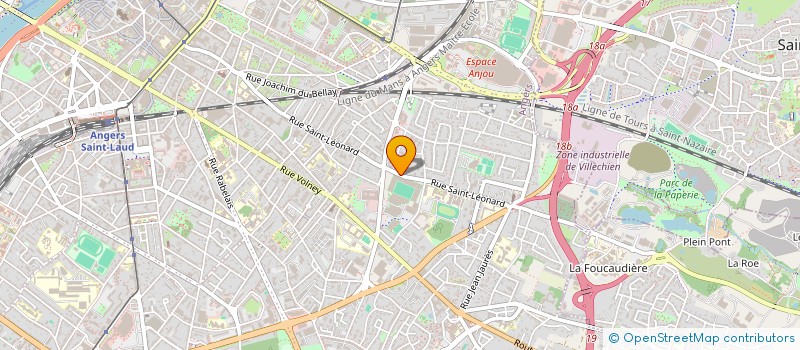 localisation de l'entreprise MADAME AMANDINE REPULLES à ANGERS