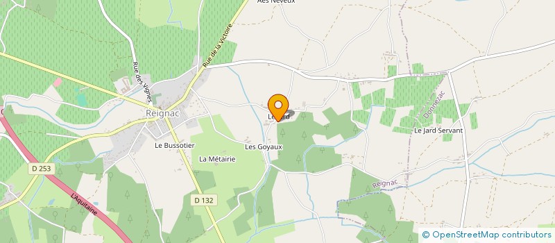 localisation de l'entreprise MADAME AMANDINE REVOLTE  REIGNAC