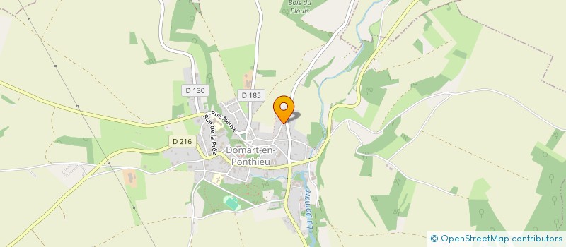 localisation de l'entreprise MADAME AMANDINE RIBEIRO  DOMART-EN-PONTHIEU