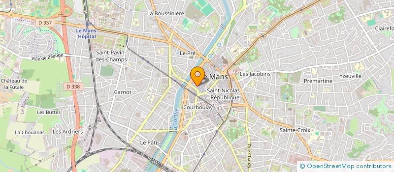localisation de l'entreprise MADAME AMANDINE RIMBAULT à LE MANS
