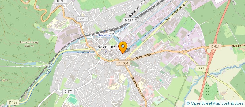 localisation de l'entreprise MADAME AMANDINE RINCKLIN  SAVERNE