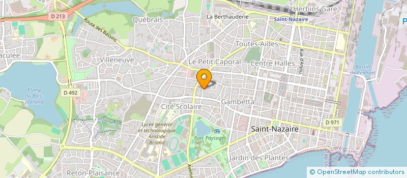 localisation de l'entreprise MADAME AMANDINE RIOU à SAINT-NAZAIRE