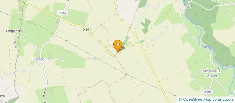 localisation de l'entreprise MADAME AMANDINE RIOULT  PIENCOURT