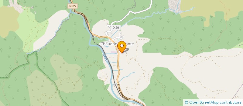 localisation de l'entreprise MADAME AMANDINE RISOLI  CHAUDON-NORANTE