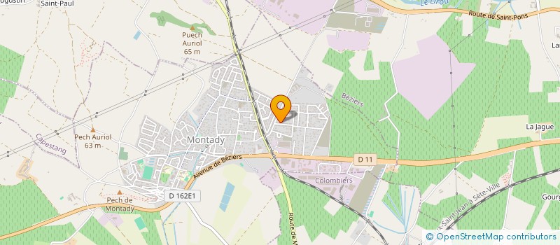 localisation de l'entreprise MADAME AMANDINE RIVIERE  POILHES