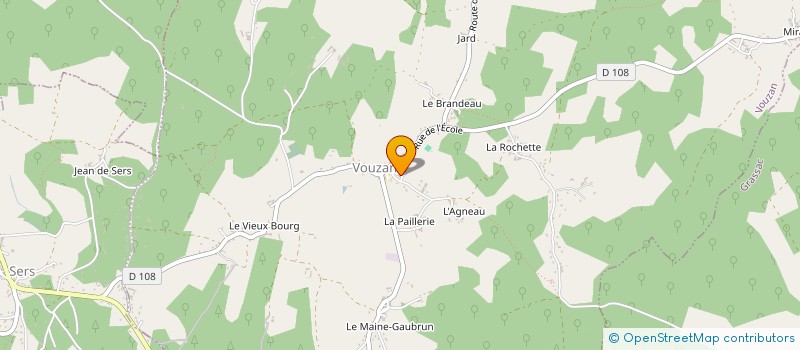 localisation de l'entreprise MADAME AMANDINE ROBERT à VOUZAN