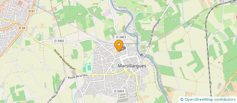 localisation de l'entreprise MADAME AMANDINE ROCHE à MARSILLARGUES
