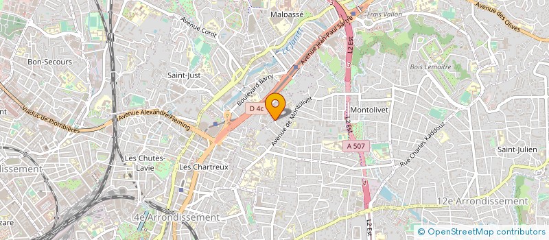 localisation de l'entreprise MADAME AMANDINE RODI à MARSEILLE