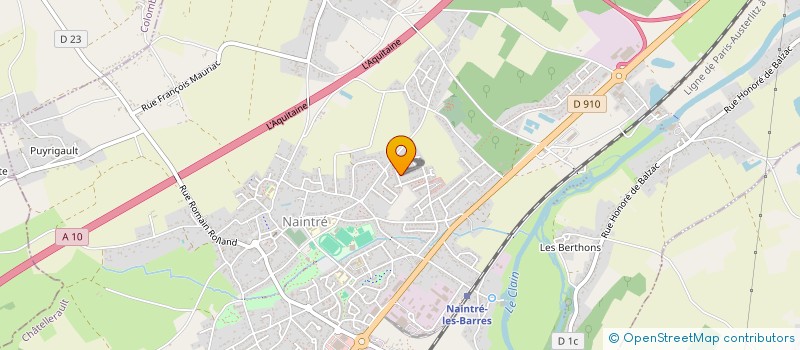 localisation de l'entreprise MADAME AMANDINE ROGER  NAINTRE