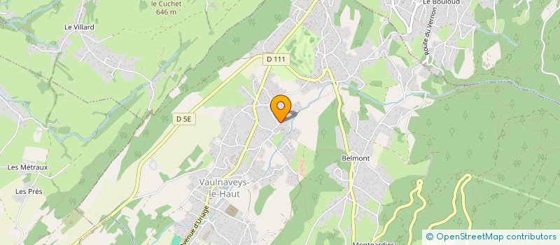 localisation de l'entreprise MADAME AMANDINE ROGET  VAULNAVEYS-LE-HAUT