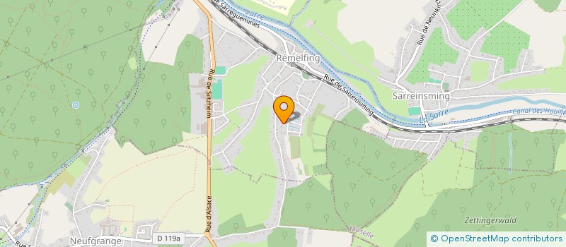 localisation de l'entreprise MADAME AMANDINE ROHR  REMELFING