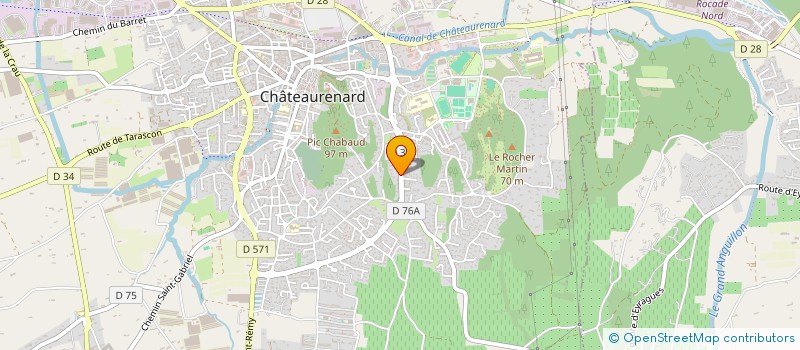 localisation de l'entreprise MADAME AMANDINE ROSSI  CHATEAURENARD