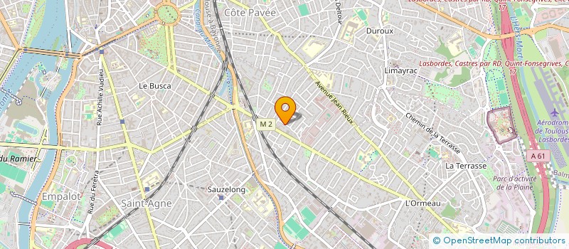 localisation de l'entreprise MADAME AMANDINE ROUMASEILLE  TOULOUSE