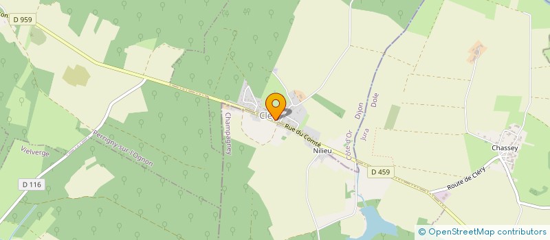 localisation de l'entreprise MADAME AMANDINE ROUSSEAU  CLERY