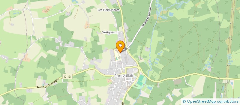 localisation de l'entreprise MADAME AMANDINE ROUSSEAU  MONCE-EN-BELIN