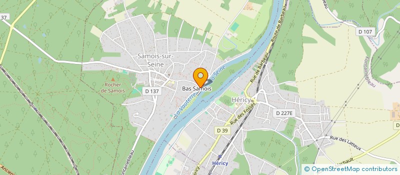 localisation de l'entreprise MADAME AMANDINE ROUSSEAU  SAMOIS-SUR-SEINE