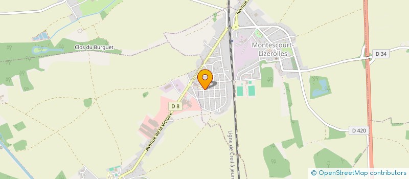 localisation de l'entreprise MADAME AMANDINE ROUTIER à MONTESCOURT-LIZEROLLES
