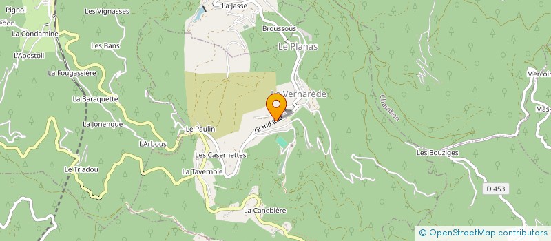 localisation de l'entreprise MADAME AMANDINE ROUTIER  LA VERNAREDE