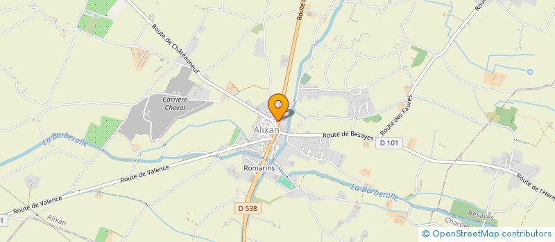 localisation de l'entreprise MADAME AMANDINE ROUX  ALIXAN