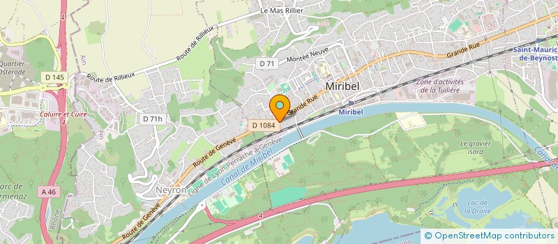localisation de l'entreprise MADAME AMANDINE ROUX à MIRIBEL