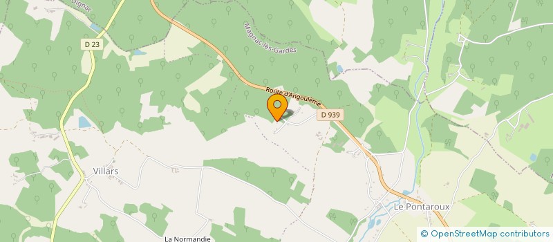 localisation de l'entreprise MADAME AMANDINE ROY à GARDES-LE-PONTAROUX