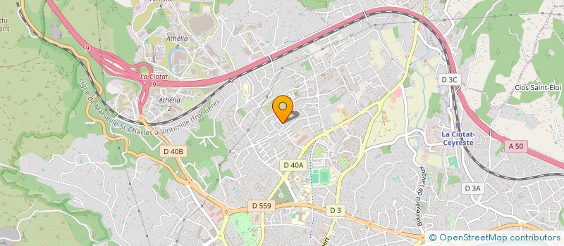 localisation de l'entreprise MADAME AMANDINE ROY  LA CIOTAT