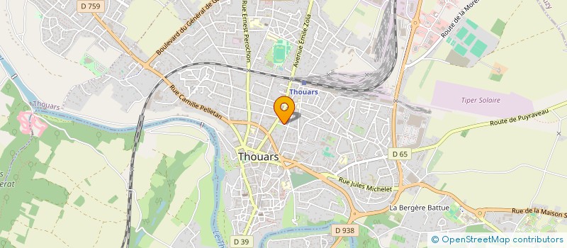 localisation de l'entreprise MADAME AMANDINE ROYER  THOUARS