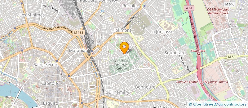 localisation de l'entreprise MADAME AMANDINE RUE à TOULOUSE