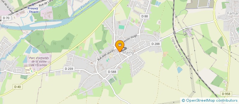 localisation de l'entreprise MADAME AMANDINE RUELLE  MAING