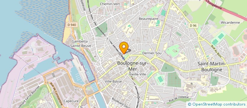 localisation de l'entreprise MADAME AMANDINE RUFIN à BOULOGNE-SUR-MER