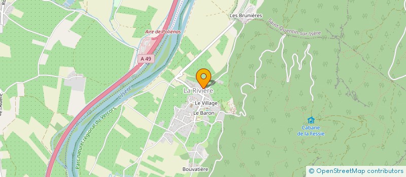 localisation de l'entreprise MADAME AMANDINE RUGGIERO  LA RIVIERE