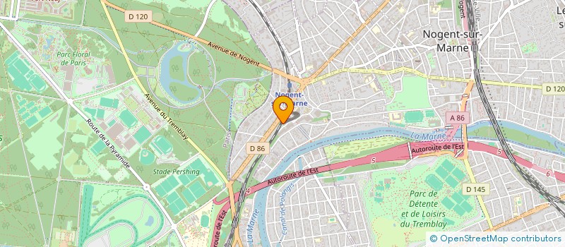 localisation de l'entreprise MADAME AMANDINE RUMEAU  NOGENT-SUR-MARNE