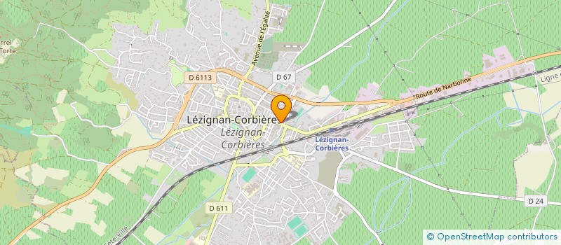 localisation de l'entreprise MADAME AMANDINE SAGNES à LEZIGNAN-CORBIERES