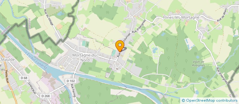 localisation de l'entreprise MADAME AMANDINE SAISON  TREHORENTEUC