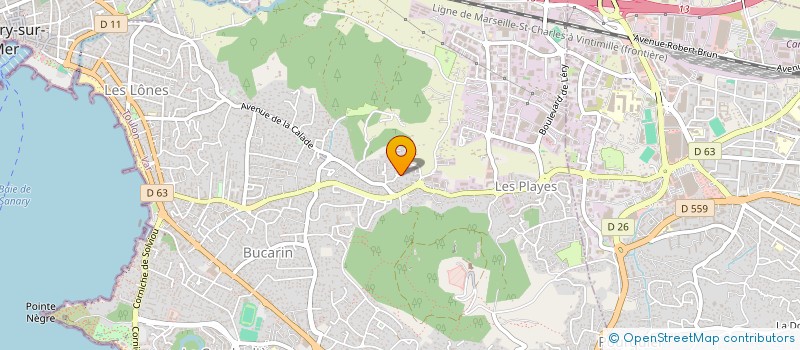 localisation de l'entreprise MADAME AMANDINE SALESKY  SIX-FOURS-LES-PLAGES