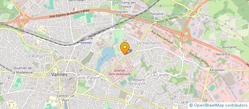 localisation de l'entreprise MADAME AMANDINE SALLES à VANNES