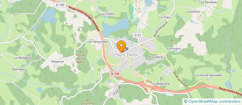 localisation de l'entreprise MADAME AMANDINE SAMPAIX à SAINT-VAURY