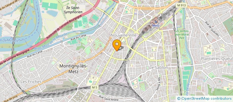 localisation de l'entreprise MADAME AMANDINE SARAH MARTIN  METZ