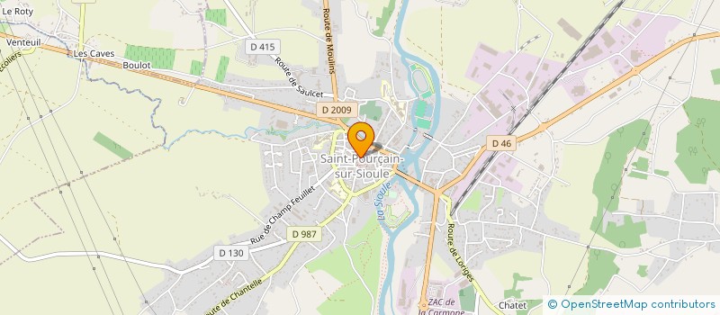localisation de l'entreprise MADAME AMANDINE SATINET à SAINT-POURCAIN-SUR-SIOULE