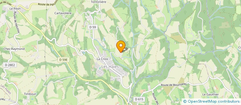 localisation de l'entreprise MADAME AMANDINE SATRE à LES HAIES