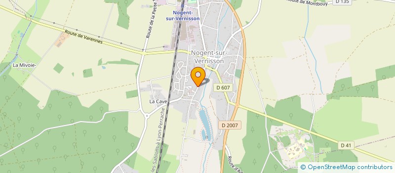 localisation de l'entreprise MADAME AMANDINE SAUCILLON à NOGENT-SUR-VERNISSON