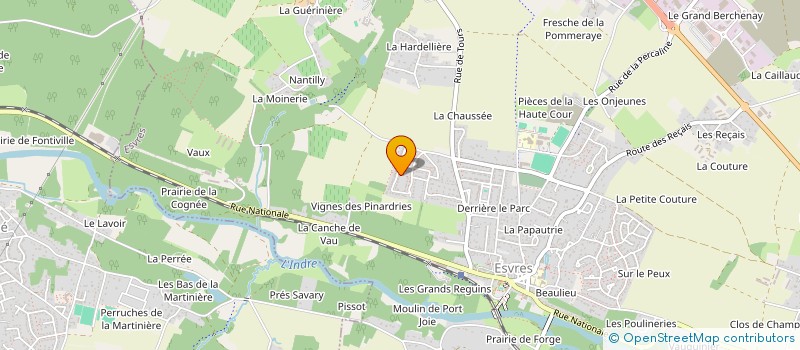 localisation de l'entreprise MADAME AMANDINE SAUNIER  ESVRES