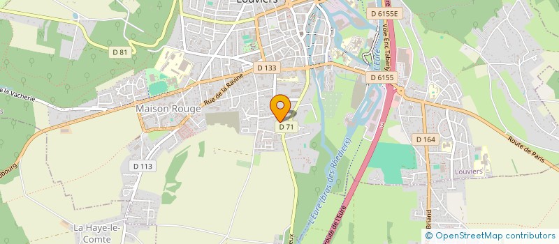 localisation de l'entreprise MADAME AMANDINE SAUNIER  LOUVIERS