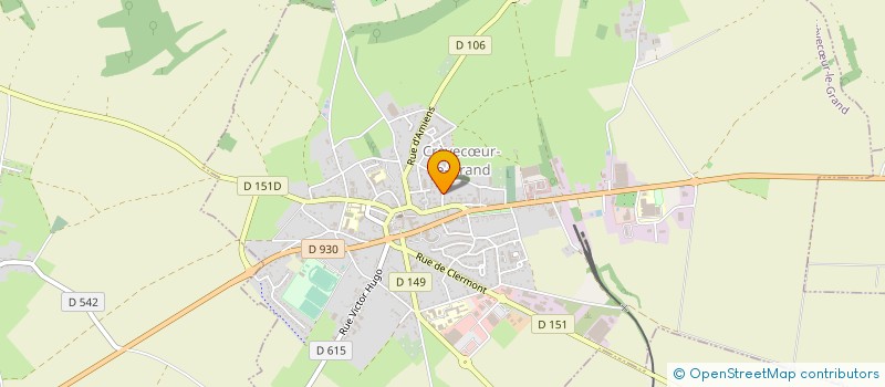 localisation de l'entreprise MADAME AMANDINE SAVIARD  CREVECUR-LE-GRAND