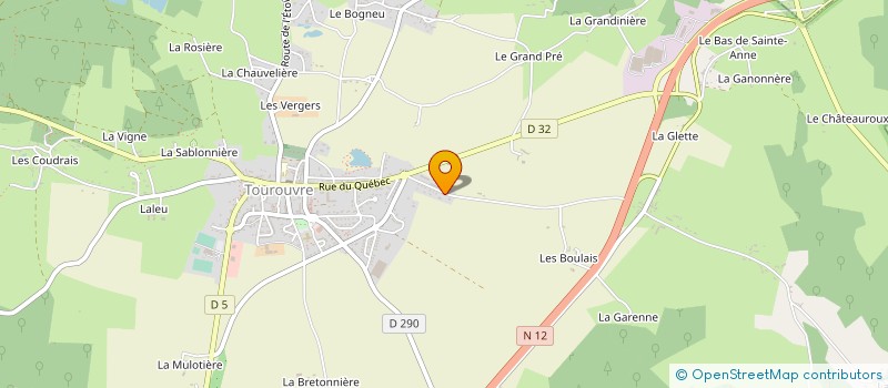 localisation de l'entreprise MADAME AMANDINE SCHERDEL à TOUROUVRE AU PERCHE